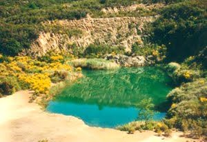 Il lago e la spiaggia di Terranera