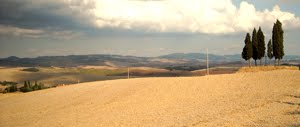 panoramica delle crete senesi