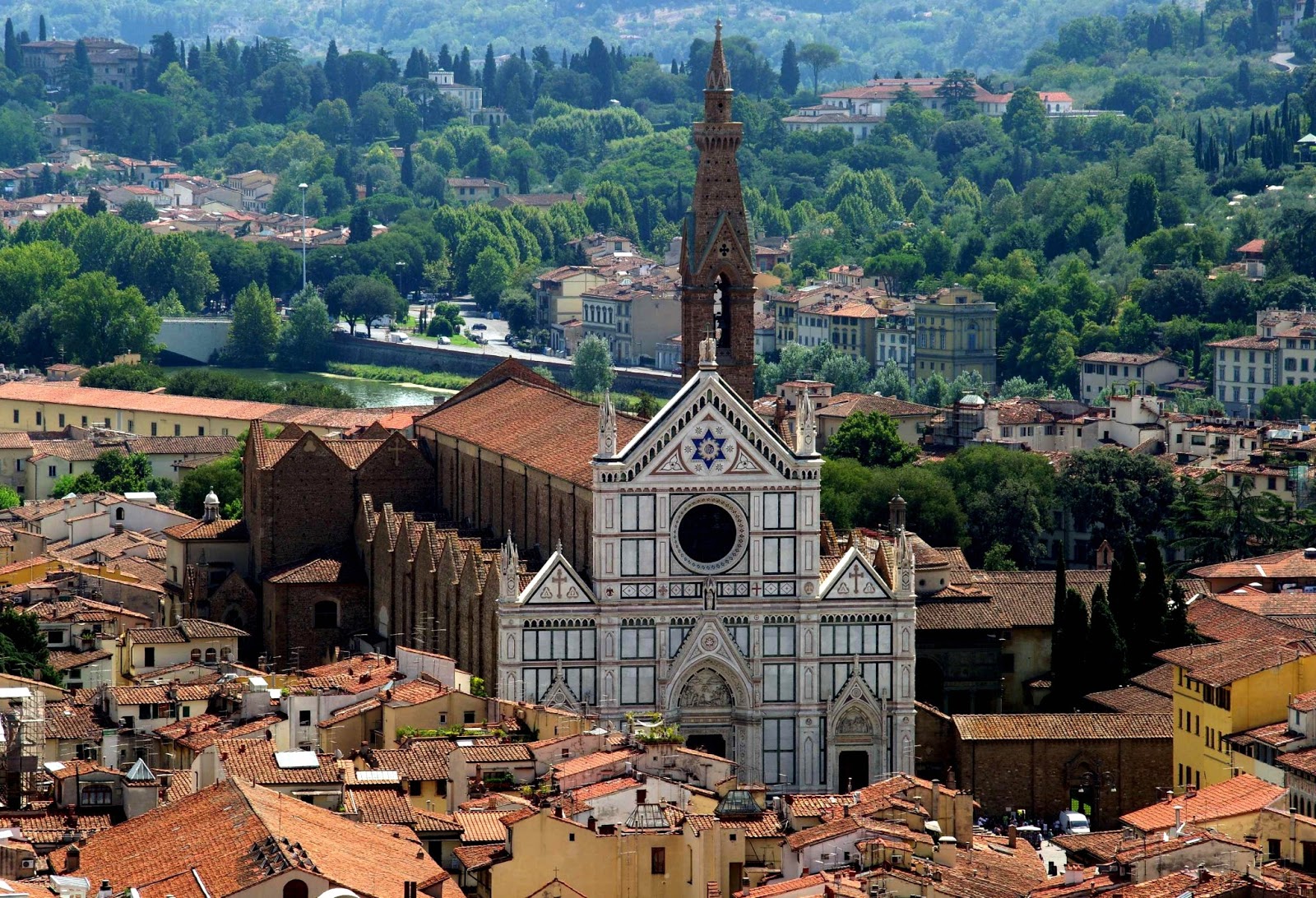 santa croce dall'alto