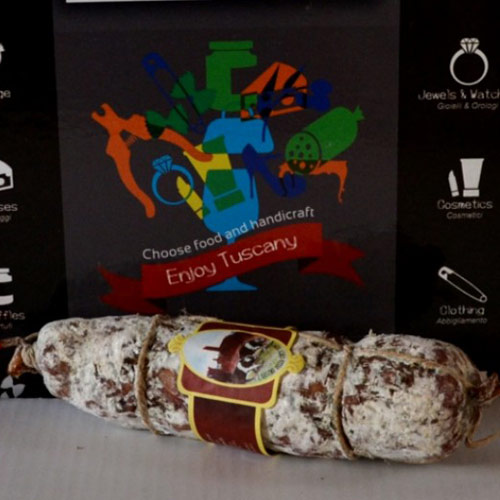 salame di cinta con sfondo