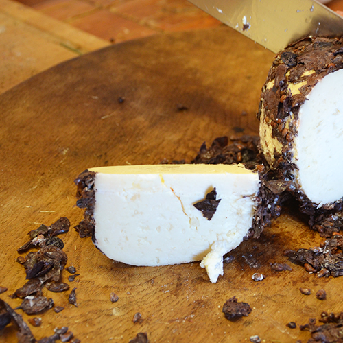 pecorino sotto vinacce particolare