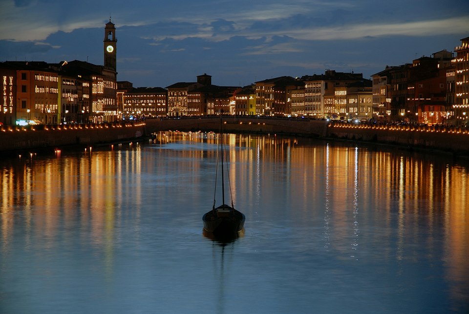 Pisa durante la Luminara
