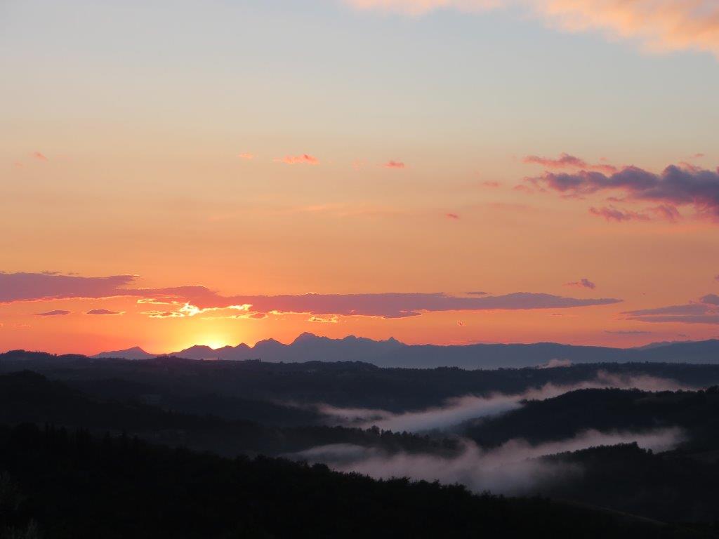 Tramonto da Sicelle nel Chianti Silvia Rogai