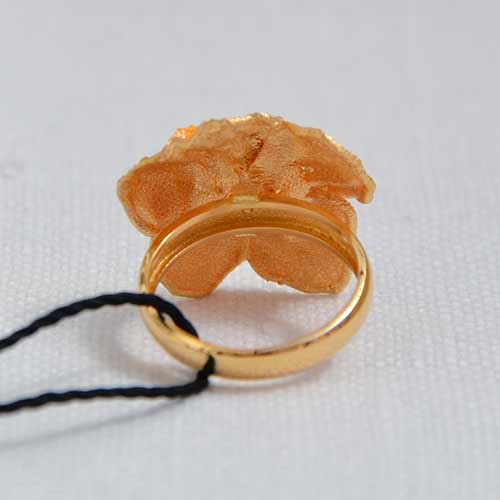 anello oro 18 kt panse