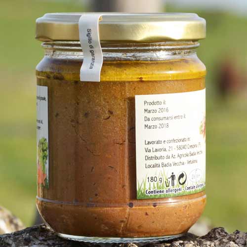 crostino toscano maremmano di carne bovina