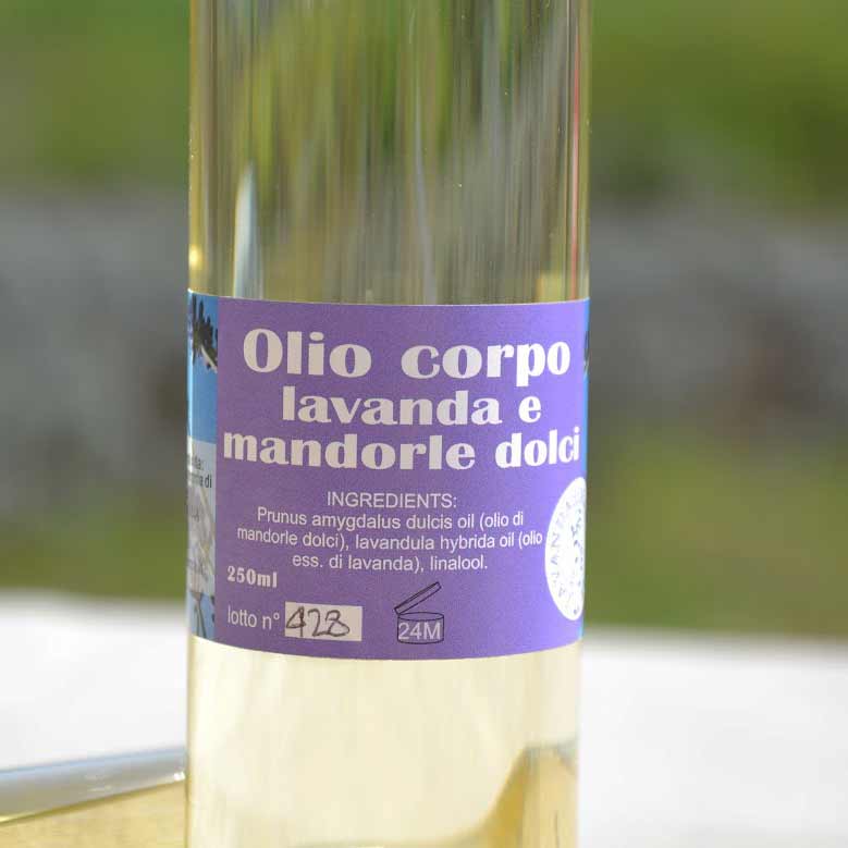 oilio di lavanda e argan primo piano