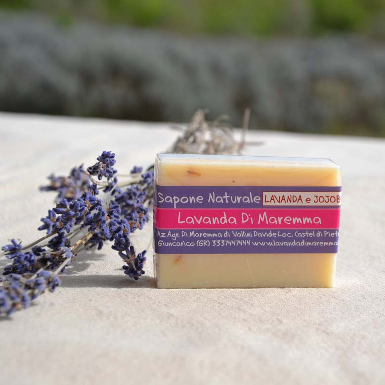 sapone lavanda e jojoba con lavanda