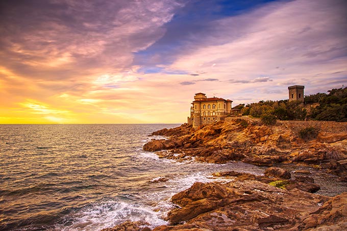 Castello-Boccale-tramonto-sul-mare