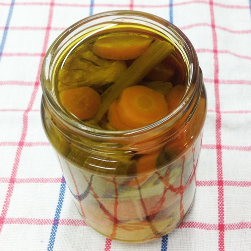 giardiniera verdure di stagione sottolio