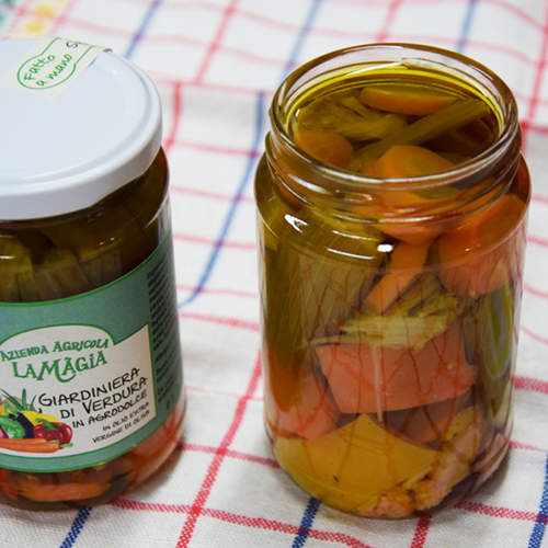 giardiniera verdure miste sottolio