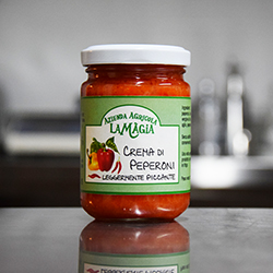 Crema peperoni leggermente piccanti