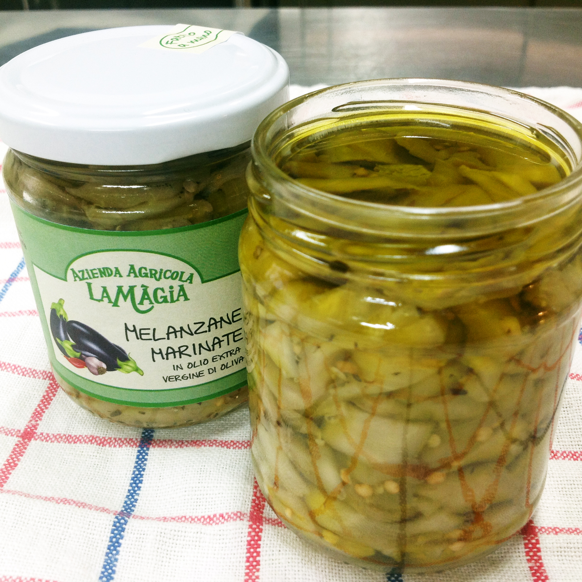 melanzane marinate dell orto sottolio
